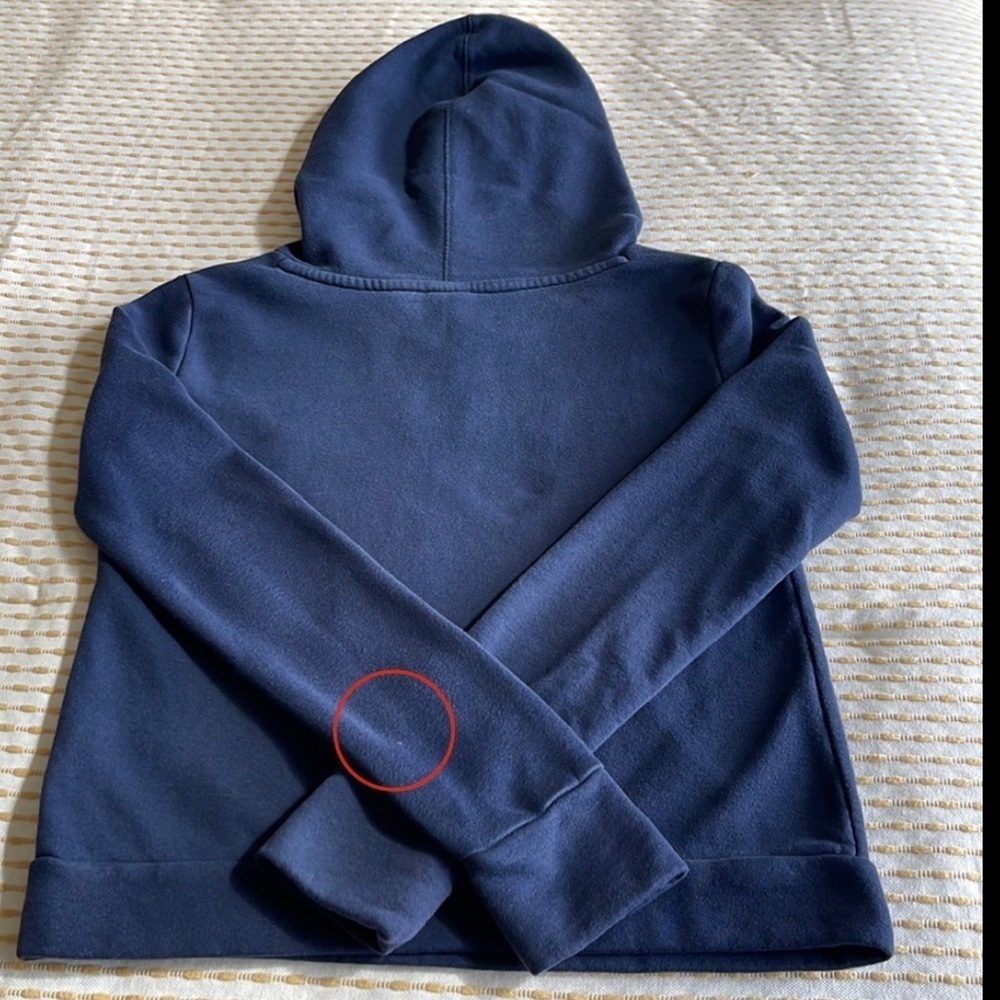 HOLLISTER hoodie navy blue with logo XS - Picture 7 of 9